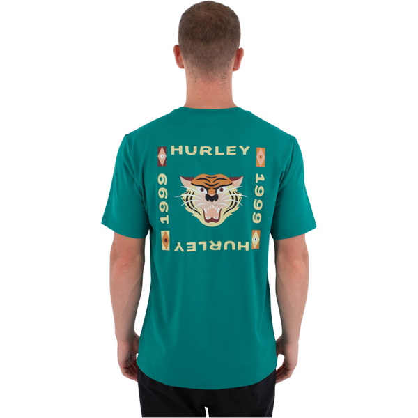 2026 Hurley Mens Regular Bolud Short Sleeve Rash Vest MLEU00005 - Riverdale